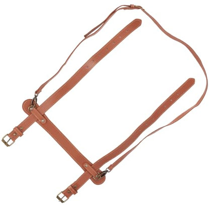 GORGECRAFT 51cm Picnic Blanket Carry Strap Outdoor Leather Portable Handle Belt Carrier Motorcycle Bedroll Straps Holder Adjustable for Camping Travel Rug Yoga Exercise Mat Carpet Home Blanket - size: 510x325x2.5~15.5mm
