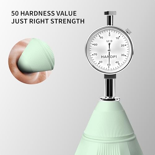 PROIRON Massage Ball with Suction Cup Pinpoint Deep Tissue Muscle Knot & Sore Relief, Vibration & Heating Trigger Point Massage Tool for Back Neck, Self-Massage Tool,4 Massage Heads - color: Green(4 Heads)