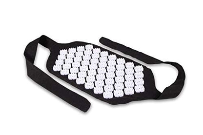 Kanjo Premium Acupressure Belt - Lightweight on-the-go Pain Relief - Relieves Back Pain - 100% Cotton Linen - Includes Carry Bag - Onyx