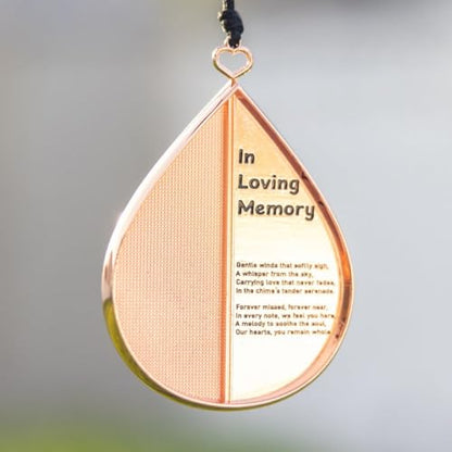 28” Wind Chime with Gift Box – Whispering Hearts Collection – Rose Gold