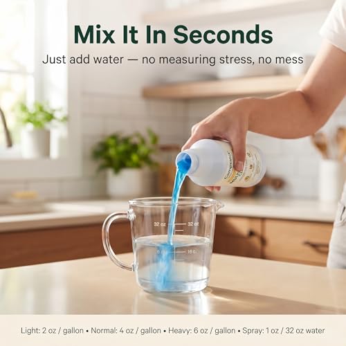 Multi-Surface Cleaner Concentrate — Non-Toxic, Plant-Based All-Purpose Cleaner & Degreaser — 16 oz Makes 8 Gallons for Kitchen, Bathroom, Floors, Tile & Appliances