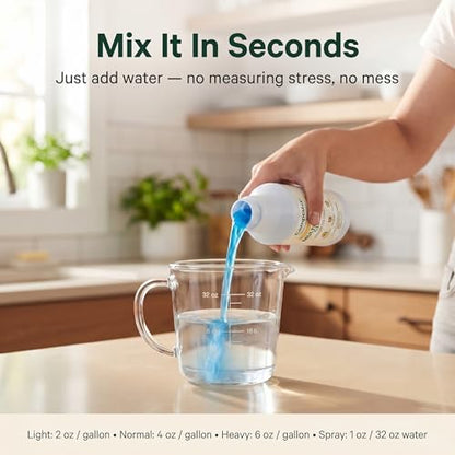 Multi-Surface Cleaner Concentrate — Non-Toxic, Plant-Based All-Purpose Cleaner & Degreaser — 16 oz Makes 8 Gallons for Kitchen, Bathroom, Floors, Tile & Appliances