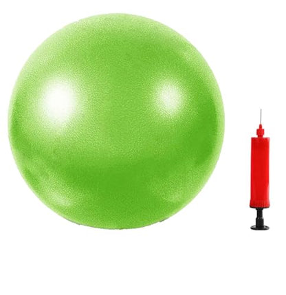 Exercise Pilates Mini Yoga Balls Barre Small for Home Stability Squishy Training Physical Therapy Improves Balance with Pump(Green, 6 Inch)