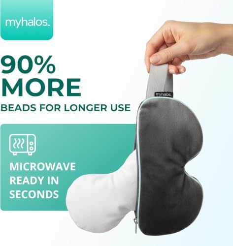 MyHalos Heated Eye Mask, Warm Compress for Dry Eyes, Blepharitis & MGD