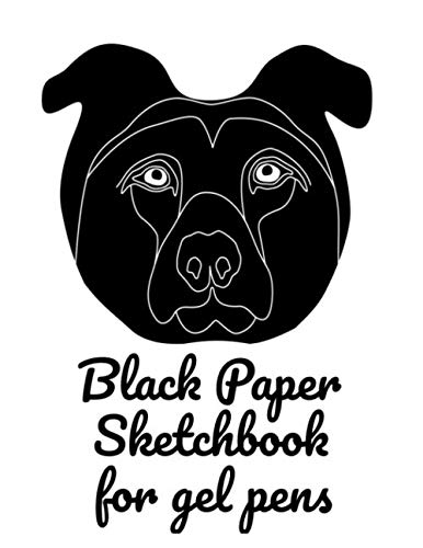 Black Paper Sketchbook for gel pens: If you like gel pens then this 8.5 x 11 inch black page sketchbook is perfect for you. Show your artistic talents today.
