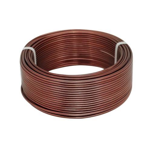 90 Feet Bendable Aluminum Craft Wire 2mm Metal Wire for Sculpting Bonsai Training Doll Skeletons DIY Jewelry Making Armature Making Wire Weaving (Bronze) - color: Bronze
