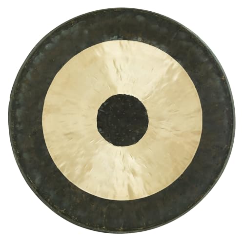 Unlimited Chau Gongs, Sound Healing, Meditation & Yoga Gong, Bronze, 20in | Traditional Chinese Bullseye Design, Deep Layered Tones, Ideal for Sound Baths & Meditation, Mallet & Rope Included - size: 20"