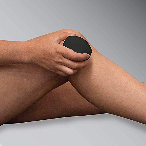 KT Health, Ice/Heat Therapeutic Massage Ball for Muscle Pain & Stress Relief, Black/Orange