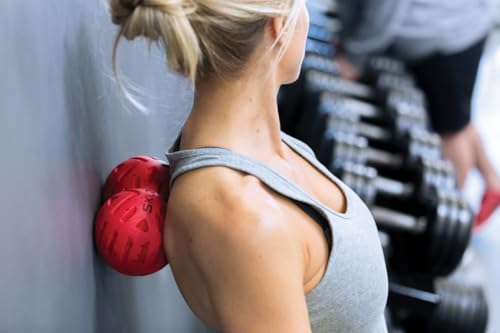 SKLZ Massage Balls - Physical Therapy Ball for Myofascial Release, Trigger Points, Deep Tissue Massages, Pain Relief, Warm Up and Recovery. (Dual Soft, 2.5-inch, 5-inch, Dual High Density) - style: Dual High Density