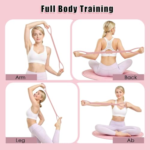 2 Packs Figure 8 Resistance Bands + 3 Packs Extended Vision Bands