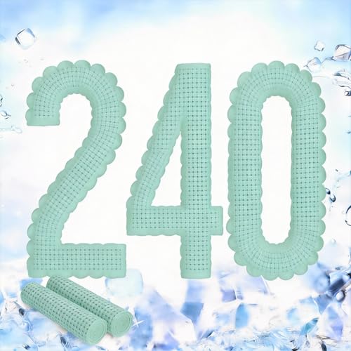 QBrand 240 Pack Cooling Towels, 40"x12" Ice Breathable Chilly Sweat Rag Microfiber Workout Rags for Gym Towels for Neck and Face for Yoga Golf Sport Running (GR-240) - color: Gr-240