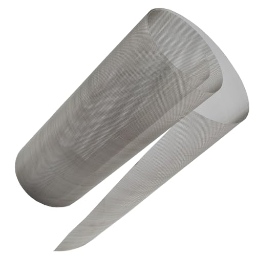 304 Stainless Steel Mesh 40Mesh, 15.7"x47.2"(40x120cm) Metal Mesh Screen, Woven Fine Wire Mesh, Filter Mesh Easy to Cut for Vent Covers, Cage, Garden, Window Screen and DIY Project | 0.21mm Sturdy Wire Metal Mesh Sheet, Easy to Cut, Rustproof & Heat-Resis