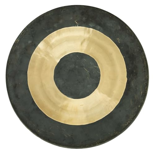 Unlimited Chau Gongs, Sound Healing, Meditation & Yoga Gong, Bronze, 14in | Traditional Chinese Bullseye Design, Clear & Simple Tones, Ideal for Beginners & Personal Meditation, Mallet & Rope Included - size: 14"