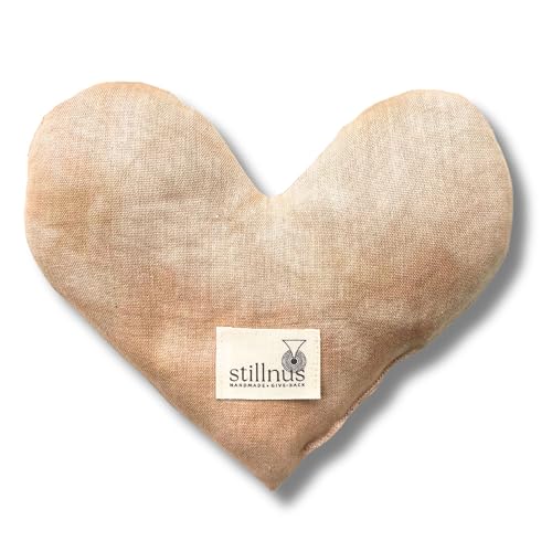 Stillnus Weighted Heart Eye Pillow & Eye Mask – Luxury Gift, Earth