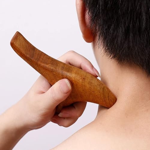 Broman Reflexology Tools, Wood Therapy Massage Tools, Widely Used as Head Neck Hand Waist Calf Leg Foot Massager, Small Tool but High Usefulness – Triangle Massager - color: Camphorwood