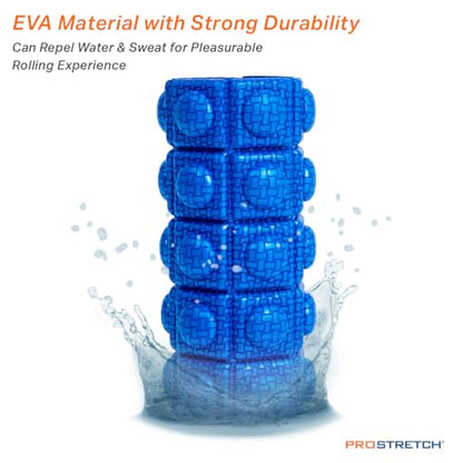 ProStretch Hexi, Mini Foam Roller for Sore Muscles & Deep Tissue Recovery | Travel Textured Foam Roller for Deep Tissue Therapy, Muscle Massage & Myofascial Trigger Point Release