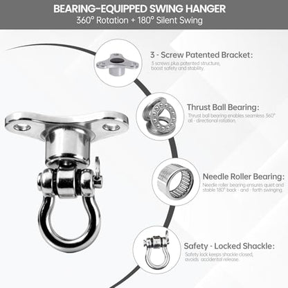 Helffer Heavy Duty Stainless Steel Swing Hanger