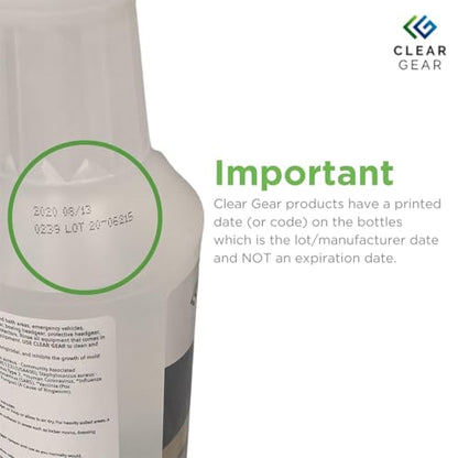 Clear Gear Gym Disinfectant, Yoga Mat Cleaner 16 Oz and 32 Oz Spray Bottles | Equipment, Protective Gear and Facilities, Hospital Grade Disinfectant, Mixed Pack Gym Cleaning Supplies - style: Mixed Pack