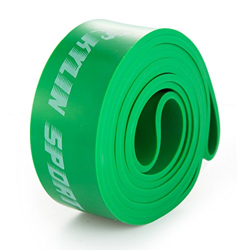 Resistance Band Assisted Pull Up Bands Training Yoga Pilates Elastic Loop Stretch for Cross Workout Gymnastics Power-Lifting - color: Green