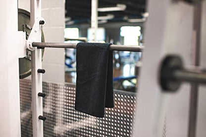 The Rag Company - Sport & Workout Towel - Gym, Exercise, Fitness, Spa, Ultra Soft, Super Absorbent, Fast Drying Premium Microfiber, 320gsm, 16in x 27in (3-Pack) (Light Blue) - color: Light Blue