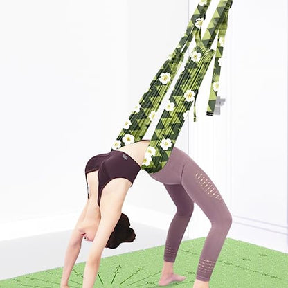 TOCO FREIDO Waist Back Leg Stretch Strap/Yoga Fitness Band, Leg Stretching Assist Trainer, Yoga Stretcher, Back Bend Split Inversion Strap for Fitness, Dance, Ballet, Gymnastics - color: Green New