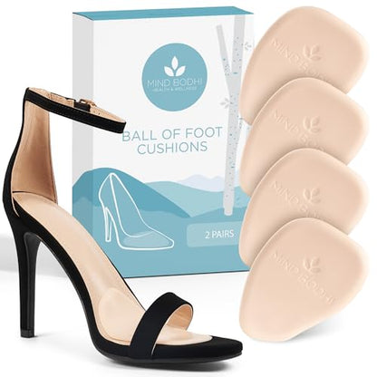 Mind Bodhi Ball of Foot Cushions for Women - 2 Pairs - Nude Gel - color: Nude