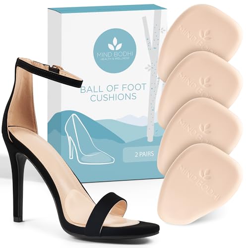 Mind Bodhi Ball of Foot Cushions for Women - 2 Pairs - Nude Gel - color: Nude