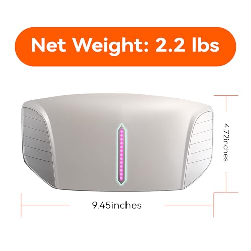 Double Disc Abdominal Massager with Heat, Stomach Massager for Digestion | Belly Cellulite Massage for Flattening Belly, Relieves Discomfort Caused by Bloating, Constipation,Stomach Pain