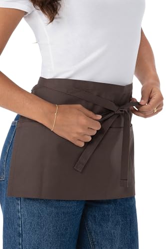 Chef Works Unisex Waitress Apron - color: Espresso