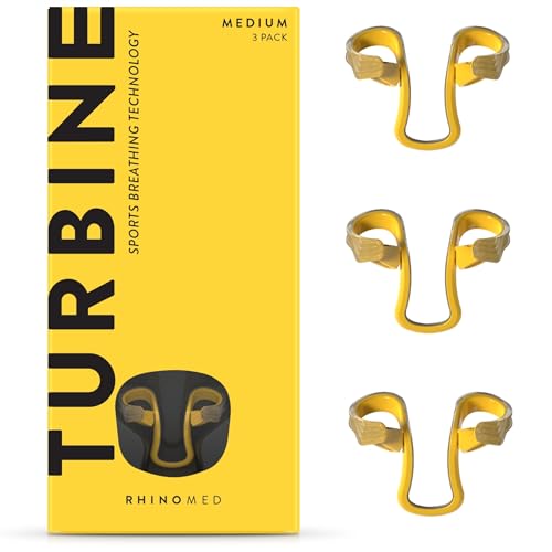 Rhinomed Turbine Sport Nasal Dilators, 38% More Air, Medium - 3 Pack - style: 3 Pack Medium