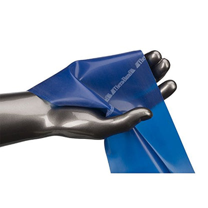 THERABAND Resistance Bands, 5 Foot, 15 Count, Exercise, Blue, Extra Heavy | Professional TheraBand elastic resistance for exercise, physical therapy and at-home workouts - color: Blue