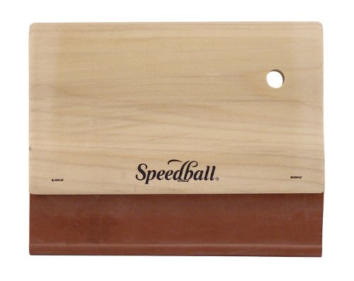 Speedball Nitrile Squeegee, 6-Inch, 65 Durometer for Fabric Silk Screen Printing