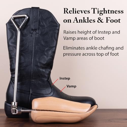 FootFitter Premium Boot Vamp & Instep Stretcher for Upper Expansion - size: Men's Large (11.5-13.5)