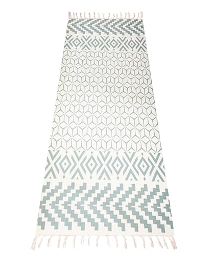 Cifupy Handmade Organic Yoga Mat made with Organic Cotton Yoga Mat - Non Slip Hand-Woven Foldable Yoga Rug Provides Excellent Comfort, Traction & Support for Indoor & Outdoor Use - 24 x 72 Inches - color: 100% Organic - LingZhu