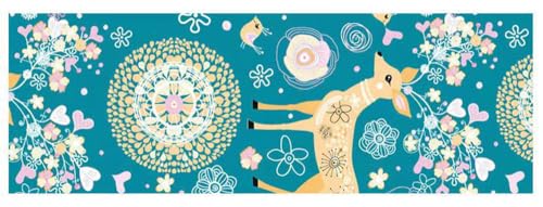 Meditation Mat New Printed Yoga Mat, Yoga Towel, Yoga Blanket Mat, Fitness Yoga Blanket 72" L x 24.8" W (Elk)