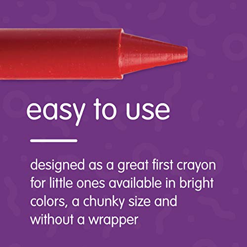 Colorations Chubby Crayons for Kids, 200 Count - Rainbow - Classroom Supplies - 2.68" L by .56" Dia Each - Toddlers, Bulk, Washable, Non-Toxic, Jumbo (Pack of 2) - size: 200 Count (Pack of 2), style: Chubby Crayons - 200ct