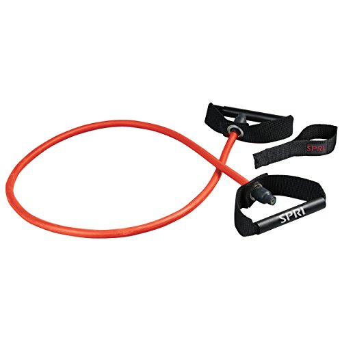 SPRI Xertube Resistance Bands with Handles – All Exercise Cords Sold Separately with Home Gym Workout Fitness Door Anchor Attachment Option - size: Medium, style: With Door Attachment