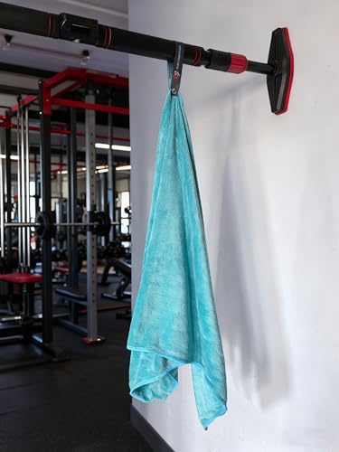 HOPESHINE Gym Towels for Men 20inch X 40inch Women Sweat Large Working Out Microfiber Sports Fast Drying Absorbent Compact Camping, Hiking, Backpacking, Yoga, Travel, Exercise 2-Pack - color: Turquoise+green 2-pack, size: 2-Pack 20inch X 40inch