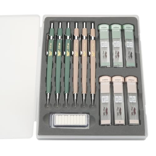 Mr. Pen- Mechanical Pencil Set with Lead and Eraser Refills, 6 Pack | 2 Sizes, 0.5 and 0.7mm, Sketching Pencils, Drafting Pencil, Drawing Mechanical Pencils