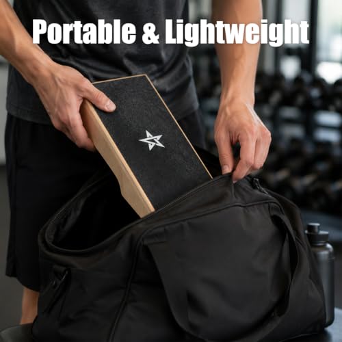 SEWD Wooden Squat Wedge, Non-Slip Slant Boards for Heel Elevated Squat