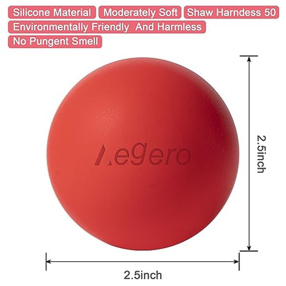 Massage Lacrosse Balls for Myofascial Release (2Pack, Blue and Purple) - color: Blue /Purple