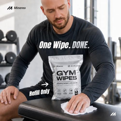 Gym Wipes Refill - Fitness Equipment & Yoga Mat, Unscented 3200 ct - size: 4-Pack