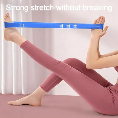 Resistance Bands Set 5-Pack, Exercise Workout Bands for Women & Men with 5 Resistance Levels, Elastic Fitness Bands for Home Gym, Yoga, Pilates, Stretching, Strength Training & Physical Therapy