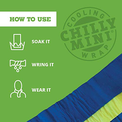 FROGG TOGGS Chilly Mini Cooling Neck Towel, 6 Pack - color: Lime - 6 Pack