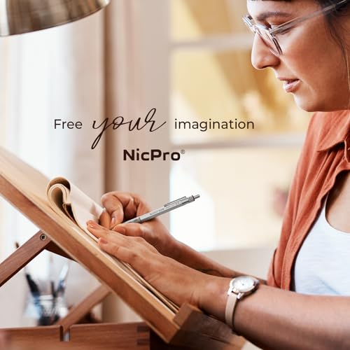 Nicpro 3 Pack Blocky Gear 0.3 mm Metal Mechanical Pencils Set with Case | Lead Drafting Pencil with 8 Tube (480PCS) Lead Refills, 4 Erasers, 18 Eraser Refills for Art Writing, Sketching Drawing - style: 0.3mm