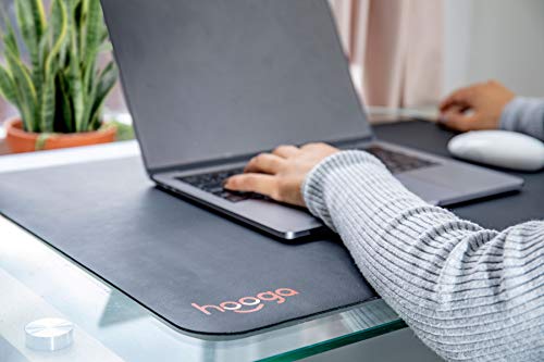 Hooga Grounding Mat for Desk, Feet & Floor – Conductive Carbon Grounding Pad with 15 Ft Cord, Non-Slip Backing, 24" x 16" Indoor Grounding Mat (Pack of 2) - size: 24x16 (Pack of 2)
