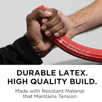 THERABAND FlexBar Resistance Bar, Physical Therapy, Flex, Elbow, Wrist, Red - color: Red - Light