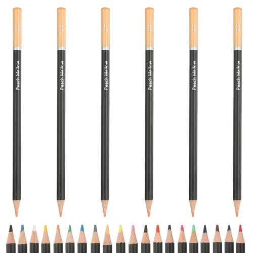 PATIKIL Colored Pencils, Beige Color Drawing Pencils with Oil-Based Cores Art Scrapbook Supplies for Adult Coloring Books Artists Beginners Drawing Sketching, 6 Pcs - color: Beige