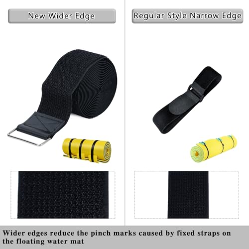3 Pcs Floating Water Mat Straps, Pad Straps Reusable