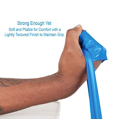 Pack of 3 Latex-Free Norco Rainbow Resistance Bands Set. Multi-Pack Includes Levels 1-3 (Light - Heavy). No Powder, No Odor. 5 Ft. Single Lengths for Rehab, Physical Therapy, Home or Gym Exercise.